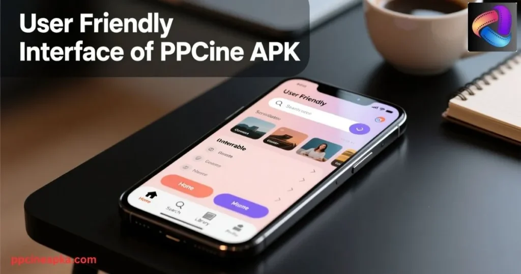 User Friendly Interface of Ppcine Apk